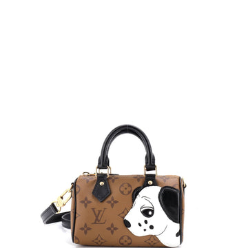 Speedy Bandouliere NM Bag Limited Edition Sun Yitian Reverse Monogram Canvas Nano