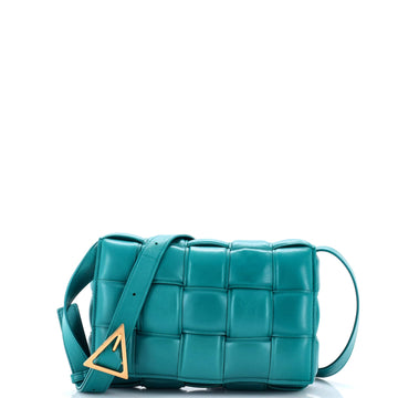 Cassette Crossbody Bag Padded Maxi Intrecciato Leather