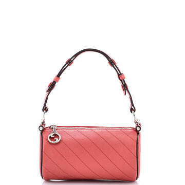 Blondie Shoulder Bag Diagonal Quilted Leather Mini