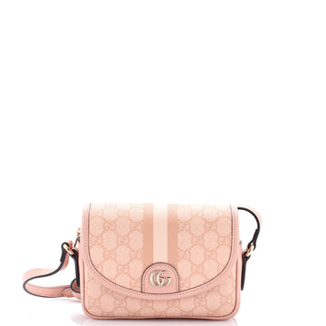 Ophidia Flap Shoulder Bag GG Coated Canvas Mini