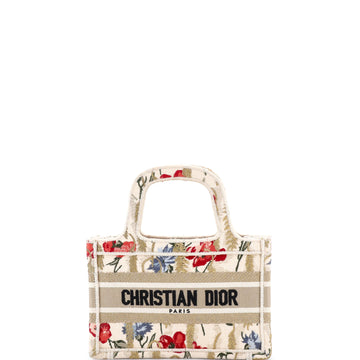 Book Tote Embroidered Canvas Mini
