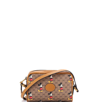 Disney Mickey Mouse Shoulder Bag Printed Mini GG Coated Canvas Mini