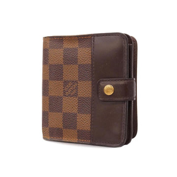 Louis Vuitton Compact Zip  Canvas Wallet