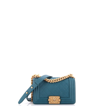 Boy Flap Bag Quilted Lambskin Small