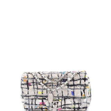 CC Flap Bag Quilted Hand Painted Leather Mini