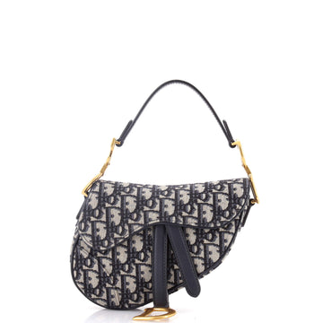 Saddle Handbag Oblique Canvas Mini