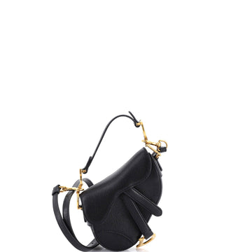 Saddle Handbag Leather Micro