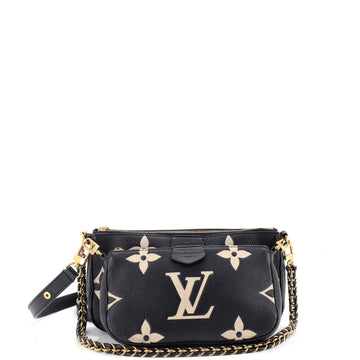 Multi Pochette Accessoires Bicolor Monogram Empreinte Giant