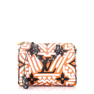 Speedy Bandouliere Bag Limited Edition Crafty Monogram Giant 25
