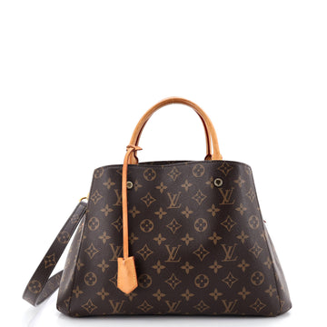 Montaigne Handbag Monogram Canvas MM