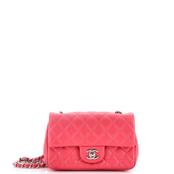 Classic Single Flap Bag Quilted Lambskin Mini