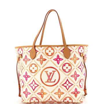 Neverfull NM Tote By The Pool Monogram Tile Canvas MM
