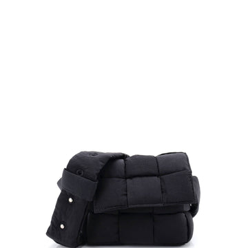 Cassette Crossbody Bag Maxi Intrecciato Nylon Extra Mini