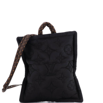 Pillow Backpack Monogram Quilted Econyl Nylon