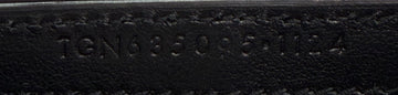Classic Monogram Phone Holder Shoulder Bag Leather Embossed Leather