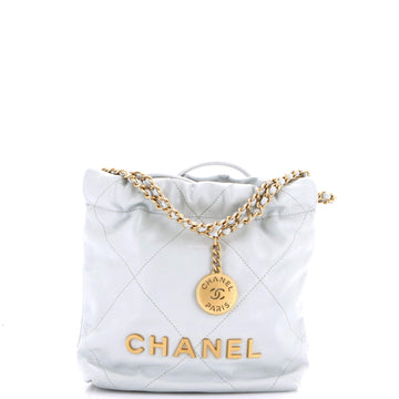 22 Chain Hobo Quilted Calfskin Mini