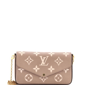 Felicie Pochette Bicolor Monogram Empreinte Giant