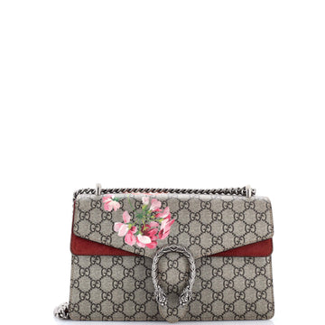 Dionysus Bag Blooms Print GG Coated Canvas Small