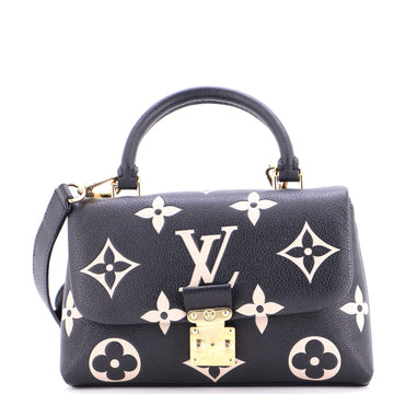 Madeleine Handbag Bicolor Monogram Empreinte Giant BB
