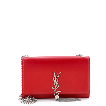 Classic Monogram Tassel Crossbody Bag Leather Medium
