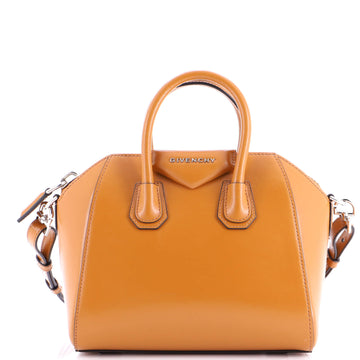 Antigona Bag Glazed Leather Mini