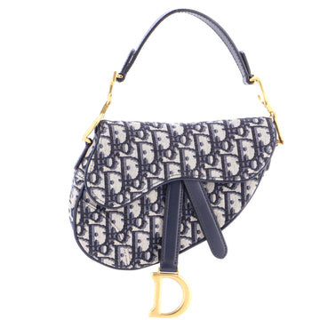 Saddle Handbag Oblique Canvas Mini