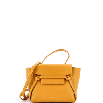 Belt Bag Textured Leather Nano