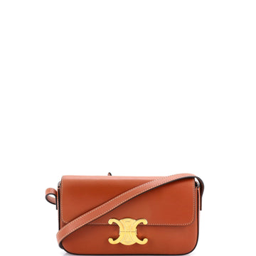 Triomphe East-West Shoulder Bag Smooth Calfskin