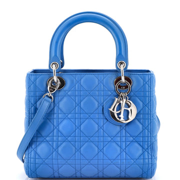 Lady Dior Bag Cannage Quilt Lambskin Medium