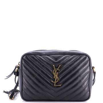Lou Camera Bag Matelasse Chevron Leather Small