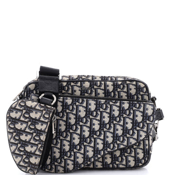 Saddle Tripple Pouch Oblique Canvas