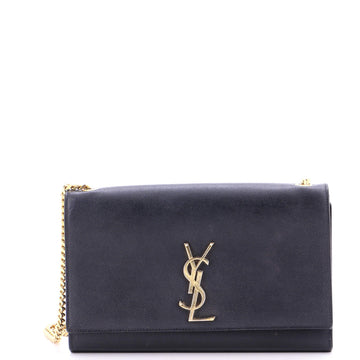 Classic Monogram Crossbody Bag Grainy Leather Medium