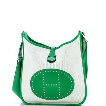 Evelyne Bag Gen III Toile and Leather PM