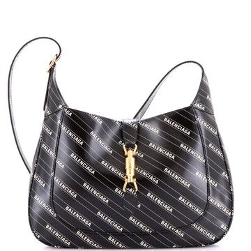 x Balenciaga The Hacker Project Jackie 1961 Hobo Printed Leather Medium