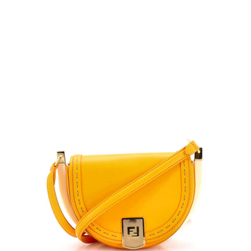 Moonlight Flap Bag Leather with Plexiglass Detail