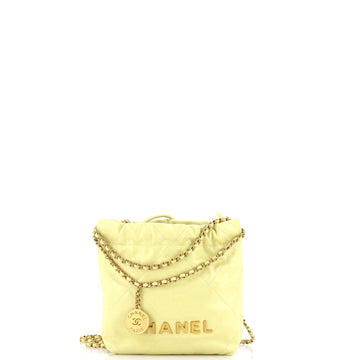 22 Chain Hobo Quilted Calfskin Mini