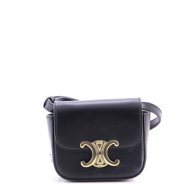 Triomphe Shoulder Bag Smooth Calfskin Mini