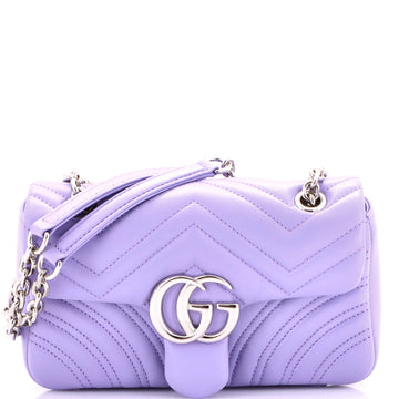 GG Marmont Flap Bag Matelasse Leather Mini