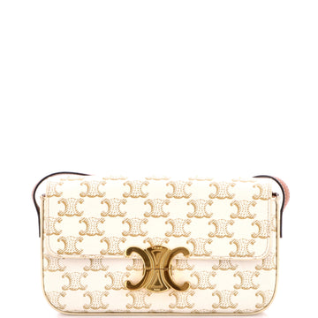 Triomphe East-West Shoulder Bag Triomphe Coated Canvas