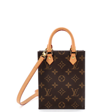 Petit Sac Plat Bag Monogram Canvas