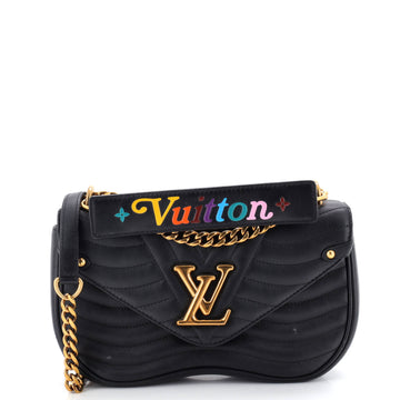 New Wave Chain Bag Quilted Leather MM