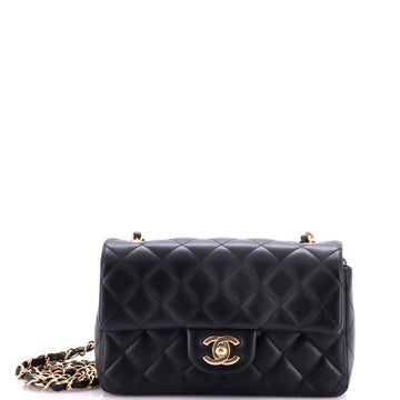 Classic Single Flap Bag Quilted Lambskin Mini