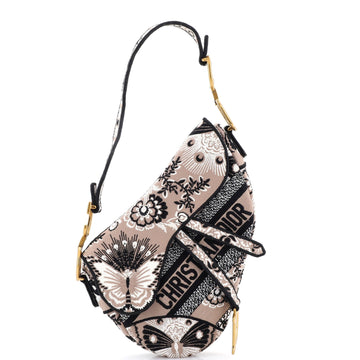 Saddle Bag Logo Embroidered Canvas Medium