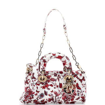 Lady D-Joy Bag Printed Leather Small