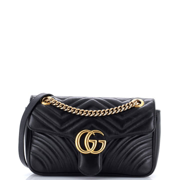 GG Marmont Flap Bag Matelasse Leather Medium