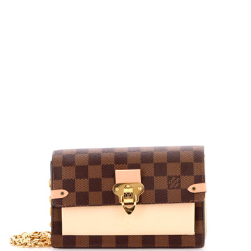Vavin Chain Wallet NM Damier with Leather