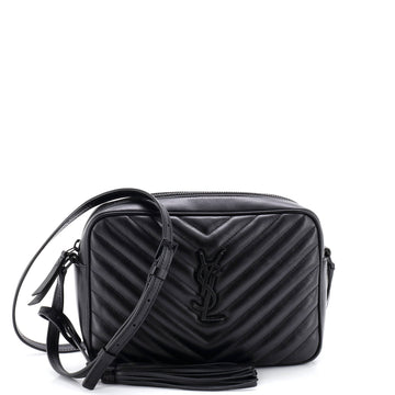 Lou Camera Bag Matelasse Chevron Leather Small