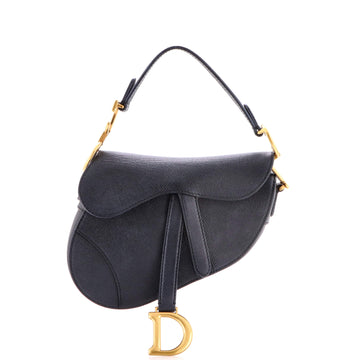 Saddle Handbag Leather Mini