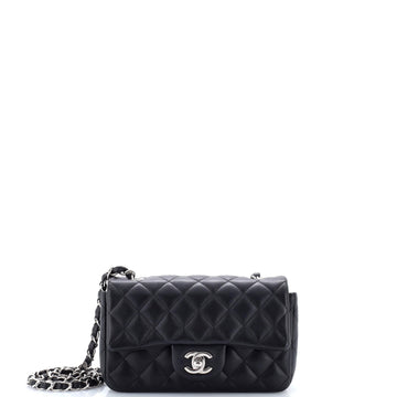 Classic Single Flap Bag Quilted Lambskin Mini