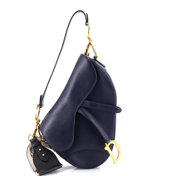 Saddle Handbag Leather Medium